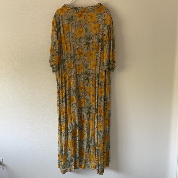 Anna Maxwell Floral Maxi Dress Size 30W - Picture 10 of 10